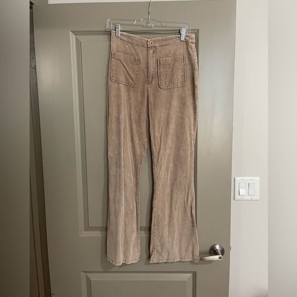 Brown ribbed pants - Picture 1 of 1